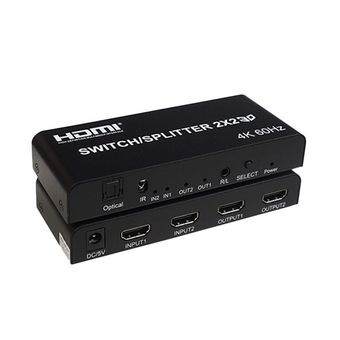 سوئیچ اسپلیتر HDMI 2×2 کی نت مدل K-SWSP2022