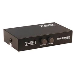 سوئیچ 2 پورت USB دستی کی نت مدل K-SWUSBM02