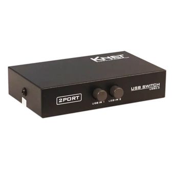 سوئیچ 2 پورت USB دستی کی نت مدل K-SWUSBM02