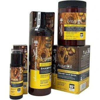 پک3 تایی مراقبت از مو ARGAN ( شامپو 900 میل و ماسک مو 1000 میل و روغن مو 100 میل آرگان ) ( اورجینال )
