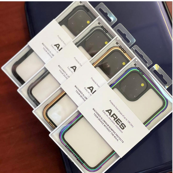 قاب ضد ضربه پشت شفاف K.doo Ares آیفون iPhone 12 / 12 Pro