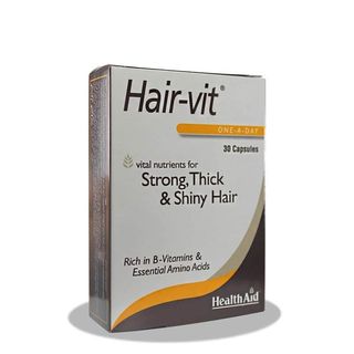 کپسول مولتی‌ویتامین تقویت مو هلث اید مدل هیرویت 30 عددی حاوی ویتامین‌های گروه B، زینک و اسیدهای آمینه ضروری، کاهش ریزش و اف*735