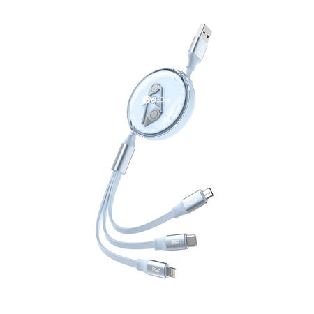 کابل تبدیل USB به USB-C / microUSB / لایتنینگ پرووان مدل PCC118R
