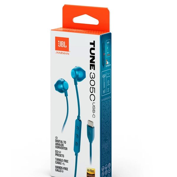 هندزفری سیمی جی بی ال مدل TUNE 305C USB-C