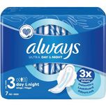 نوار بهداشتی الویز مدل ULTRA DAY NIGHT بسته 7 عددی