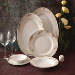 سرویس غذاخوری 102 پارچه چینی زرین ایران سری رادیانس مدل کلودیا درجه یک
