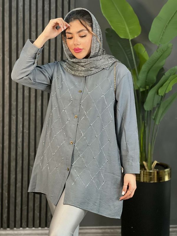 مانتو نگینی تابان کد 1631