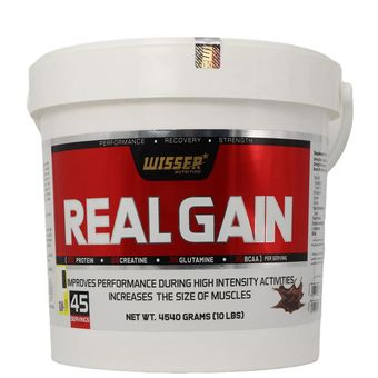 پودر رئال گین با طعم شکلات ویثر نوتریشن - 4540 گرم