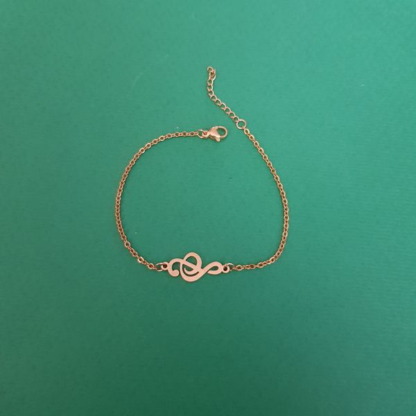 دستبند زنانه مدل نت موسیقی کد 01