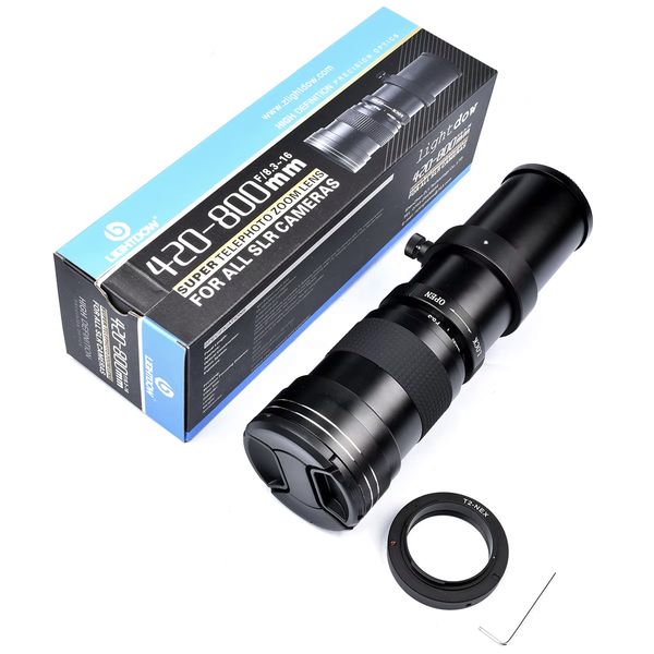 لنز دوربین لایت داو مدل Super Telephoto Zoom 420-800mm MF f8.3~16 مناسب برای دوربین های کانن
