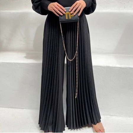 شلوار پلیسه حریر