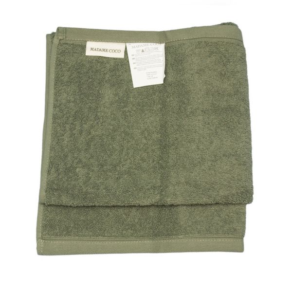 حوله دستی مادام کوکو طرح کلاسیک کد 007 سایز 50x80 سانتی متر بسته2 عددی