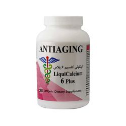 سافت ژل لیکوئی کلسیم 6 پلاس آنتی ایجینگ 30 عددی*962