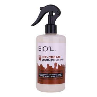 ماسک تقویت‌کننده مو بیول مدل بستنی شکلاتی مناسب برای موهای آسیب‌دیده حجم 400 میلی‌لیتر