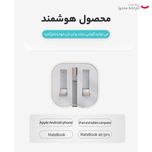 شارژر دیواری 20 وات اپل مدل B/A به همراه تبدیل 3 به 2 هادرون مدل A10E