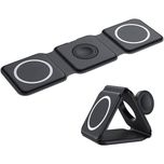 شارژر بی سیم مدل 3in1 magnetic wireless charger