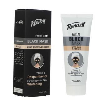 ماسک صورت رینوزیت مدل Black Deep حجم 75 میلی لیتر