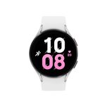 ساعت هوشمند سامسونگ مدل Galaxy Watch5 44mm دارای قابلیت های کنترل موسیقی (Music Player)، قابلیت مکالمه از طریق بلوتوث، قابلیت تغ
