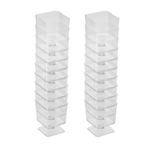 لیوان یکبار مصرف مدل مربع کد 90cc بسته 20 عددی