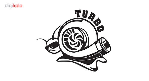 استیکر خودرو طرح Turbo2