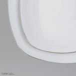 سرویس چینی 27 پارچه غذاخوری چینی زرین ایران سری کواترو مدل سمن درجه عالی