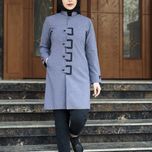 روپوش کار زنانه خضرا مدل مونا کد 35204