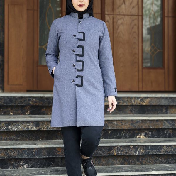 روپوش کار زنانه خضرا مدل مونا کد 35204