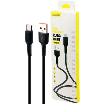 کابل TYPE-C فست شارژ Mossory M101T 2.4A 1m