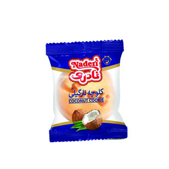 کلوچه نارگیلی نادری - 60 گرم بسته 30 عددی