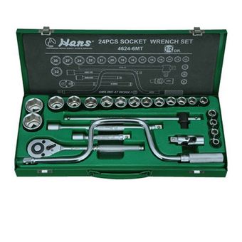 مجموعه 24 عددی آچار و سری بکس هنس کد 4624 تایوان