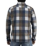 پیراهن آستین بلند یقه برگردان با تنخور معمولی (regular fit) مردانه مدل MDSS-NF5157