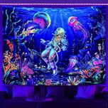 پوستر پارچه ای فیانی مدل بک دراپ بلک لایت کد F104