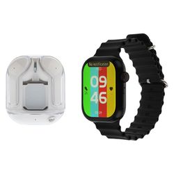 ساعت هوشمند ویسمی مدل WS-X17 به همراه هدفون بلوتوثی و 5 بند اضافه