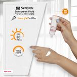 فلوئید ضدآفتاب بی‌رنگ ساین اسکین SPF50 سری Invisible مناسب انواع پوست، حجم 50 میلی‌لیتر
