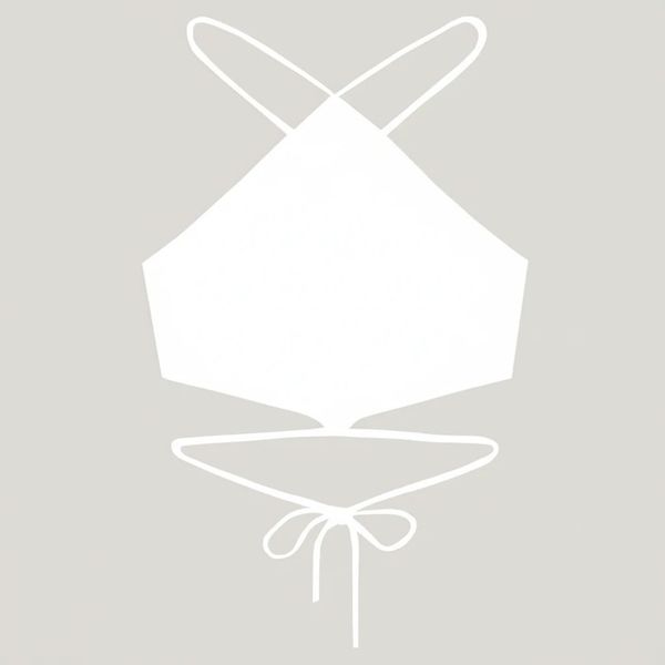 کراپتاپ زنانه مدل پشت گره ای