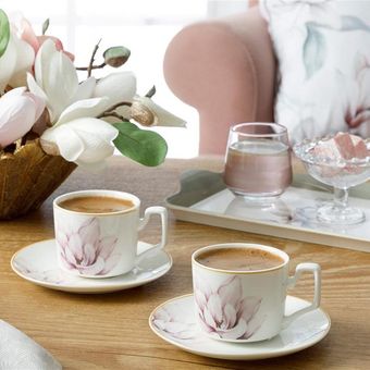 سرویس چای خوری 4 پارچه 2 نفره انگلیش هوم مدل New Magnolia