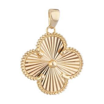 آویز گردنبند طلا 18 عیار زنانه طرح ونکلیف میا گالری