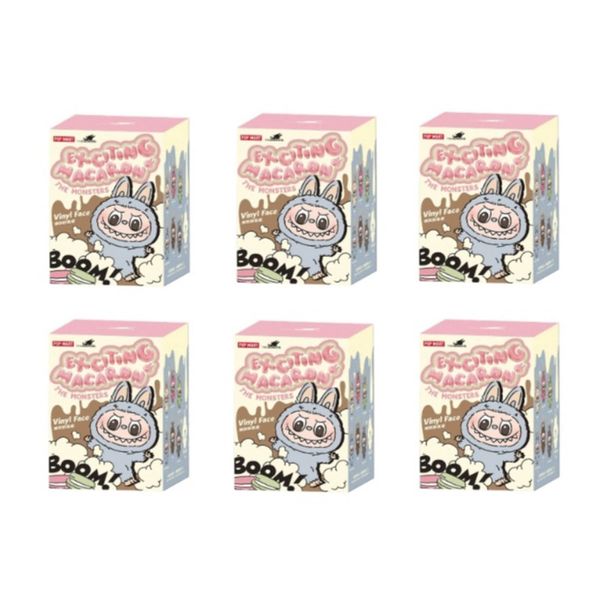 لبوبو پاپ مارت مدل Exciting Macaron مجموعه 6 عددی