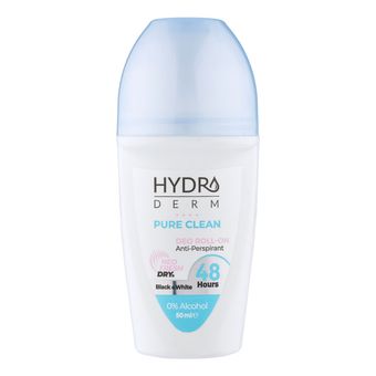 مام رولی ضد تعریق زنانه هیدرودرم مدل Pure Clean حجم 50 میلی لیتر