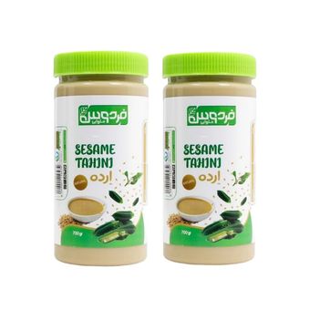 پک 2 عددی ارده حلوایی فردوس 650 گرمی – تهیه‌شده از کنجد بوداده مرغوب