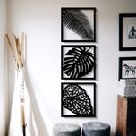 دیوارکوب مدل چوبی کد T40 l مجموعه 3 عددی