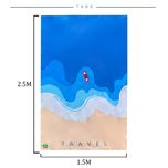 زیر انداز سفری تادو طرح چشم مدل ZR12