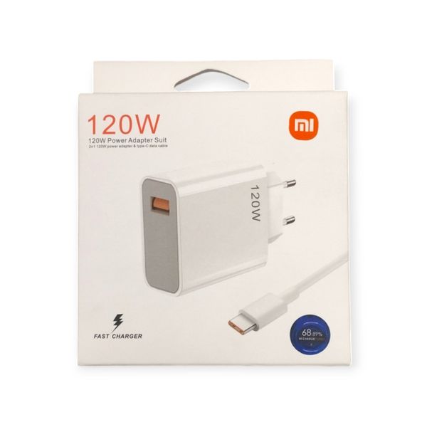شارژر دیواری 120 وات به همراه کابل USB-C