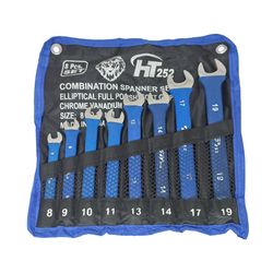 آچار یکسر تخت و یکسر رینگی اچ تی مدل HT_8P بسته 8 عددی