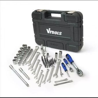 جعبه بکس82تیکه وی تولز مدل vt5104