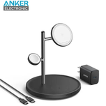 شارژر بی سیم انکر مدل (Anker MagGo B25M3 (3 in 1 Stand