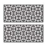 برچسب چراغ خودرو مهدیار طرح مستطیلی کد BCH108 بسته دوعددی *93