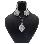 نیم ست نقره زنانه مدل DRG-EMN01