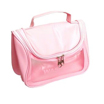 کیف لوازم آرایش زنانه واش بگ طرح چمدان ضد آب مدل BUYOT-149