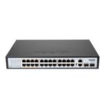 سوییچ 28 پورت نتربیت مدل NGS-F1028P-C (گارانتی 36 ماهه آونگ)